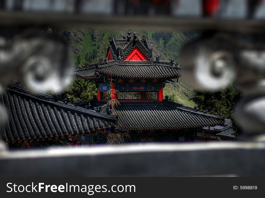 Old temple shoot in xinjiang province,china