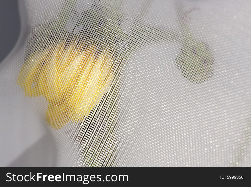 Wedding abstract with yellow flower