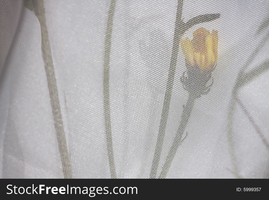 Wedding abstract with yellow flower