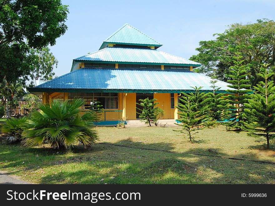 A beautiful house of the East east Malaysian locals. A beautiful house of the East east Malaysian locals