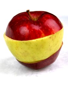 Red Crossbred Apple Royalty Free Stock Photography