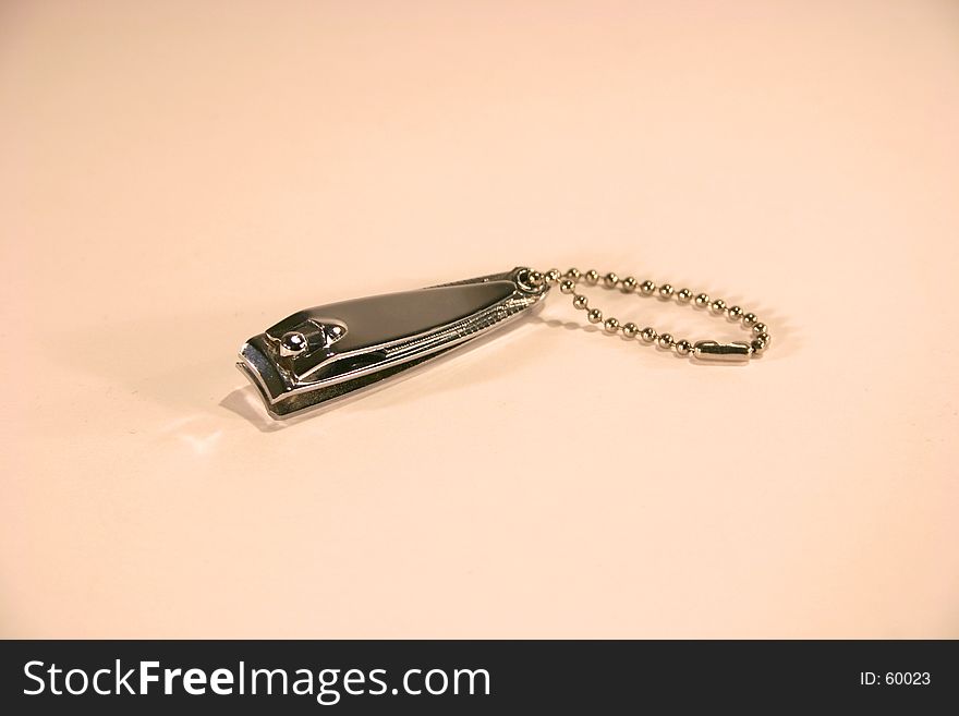 Nail clippers isolated on white background