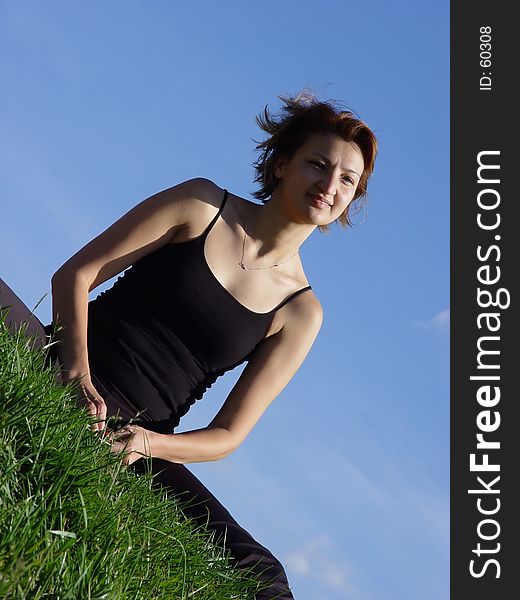 Young woman enjoying life outdoor