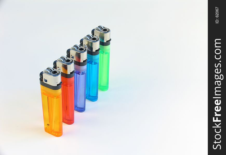 Five Lighters In A Row