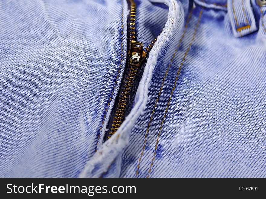 Photo of a Pants Zipper