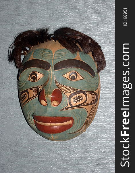 Northwest Coast Native American Mask. Northwest Coast Native American Mask