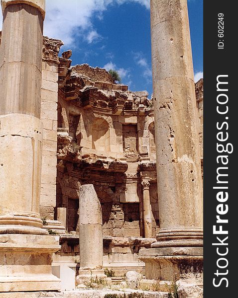 Ruins of Jerash. Ruins of Jerash
