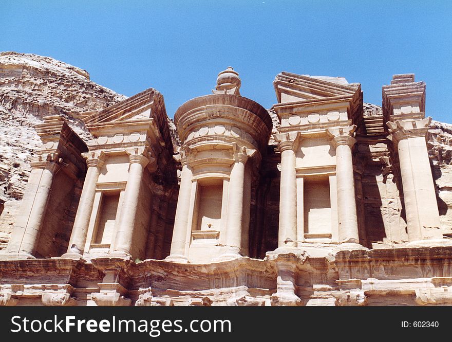 Tombs in Petra. Tombs in Petra