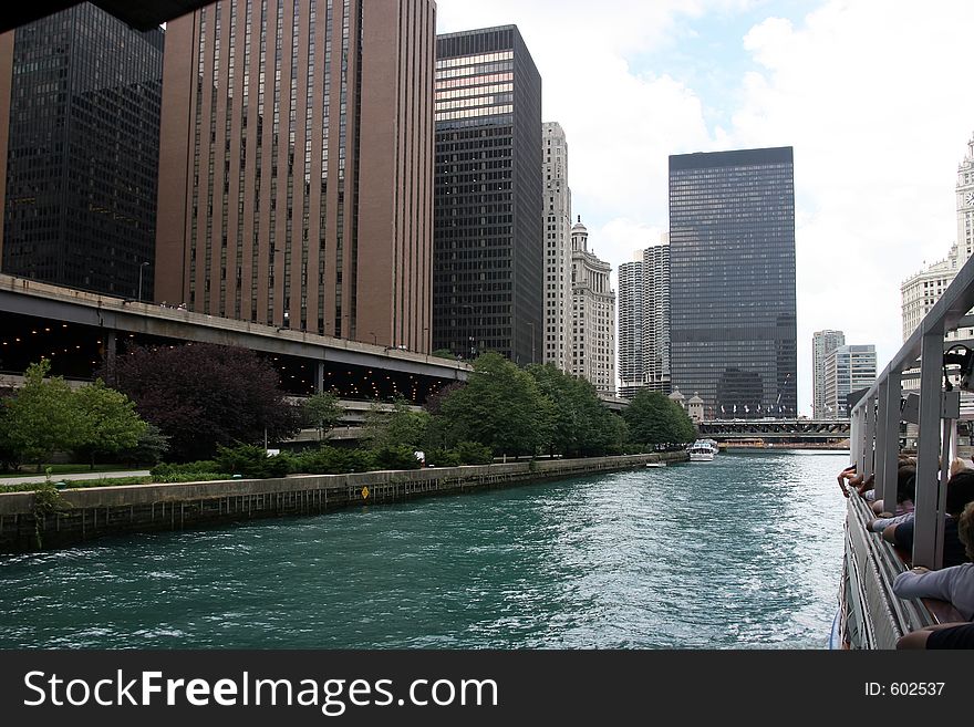 Chicago – view from riverboat