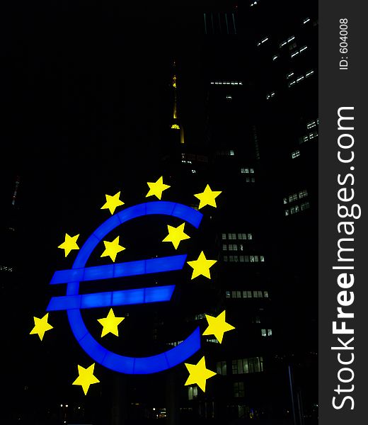 European central bank at frankfurt. European central bank at frankfurt