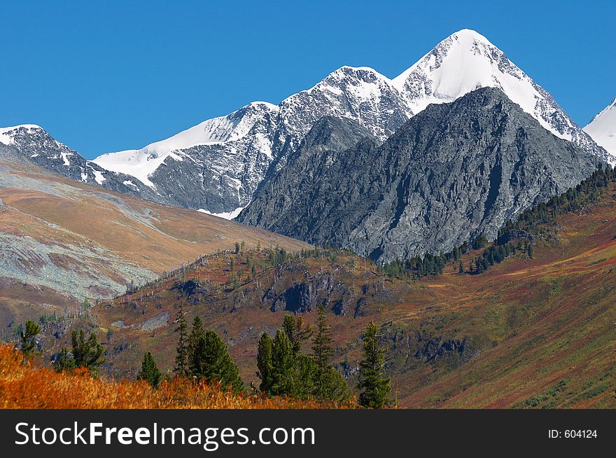 Beautiful mountains landscape. Altay