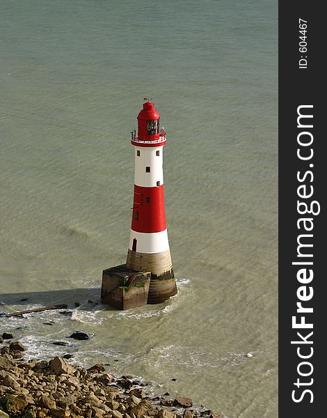 Beachy Head lighthouse, East Sussex, UK