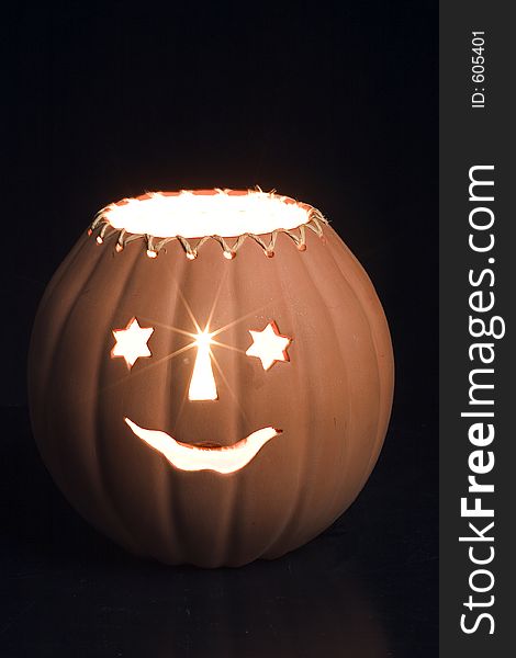 Halloween pumpkin lamp. Halloween pumpkin lamp