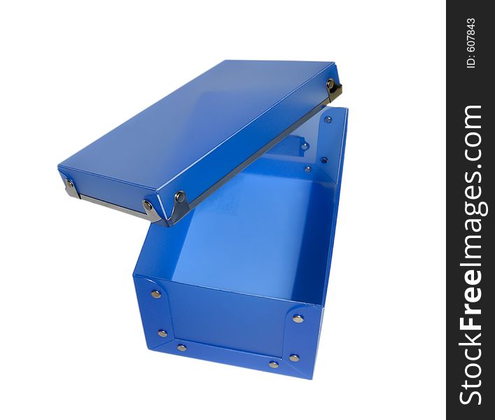 Blue Plastic Box