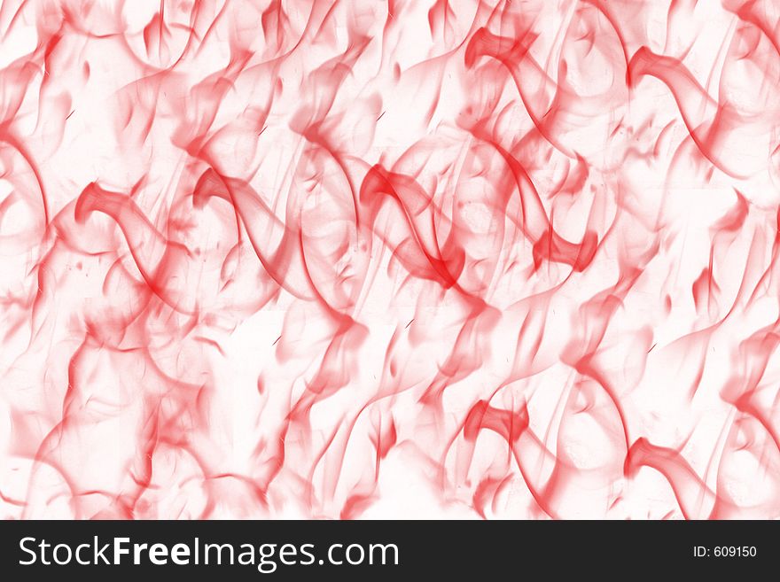 Red flame on white background. Red flame on white background