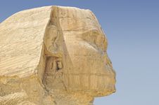 Close-up Of The Sphinx Located In Giza Cairo Egypt Royalty Free Stock Images Close-up Of The Sphinx Located In Giza Cairo Egypt Royalty Free Stock Images