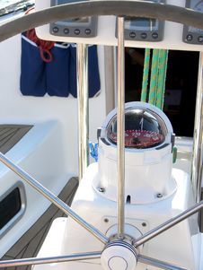 Sail Boat Wheel Stock Photos Sail Boat Wheel Stock Photos