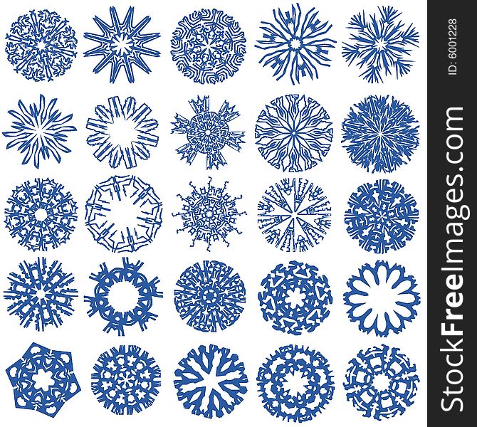 Collection Of Snowflakes