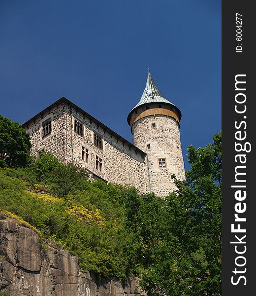 Castle on top of hill