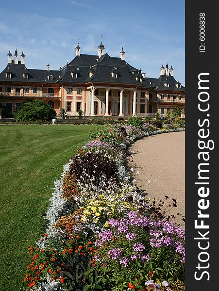 The Water Palace, part oft the historical castle of Pillnitz in Saxony, Germany. The Water Palace, part oft the historical castle of Pillnitz in Saxony, Germany.