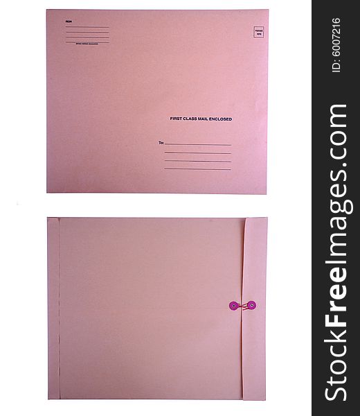 Blank Front And Back Of Envelope