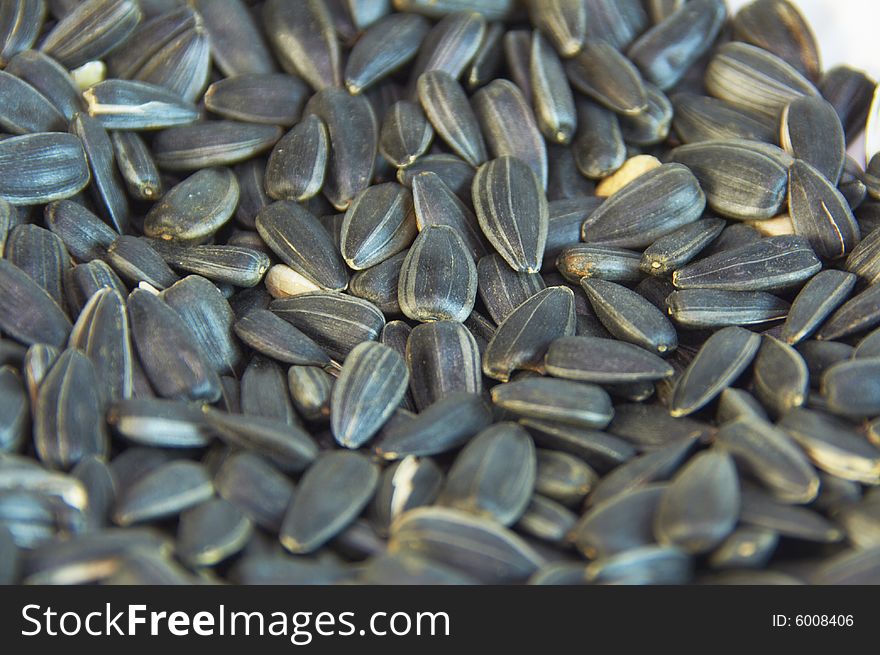 Structure from a small group of sunflower seeds