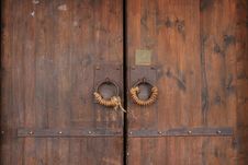Close-up Image Of Ancient Doors Royalty Free Stock Photo