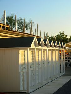 Beach Huts Royalty Free Stock Photos Beach Huts Royalty Free Stock Photos
