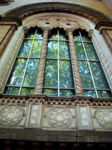 Ornate Window. Royalty Free Stock Photo