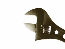 Adjustable Spanner Royalty Free Stock Photography Adjustable Spanner Royalty Free Stock Photography