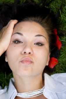 Relaxing Woman Stock Image Relaxing Woman Stock Image