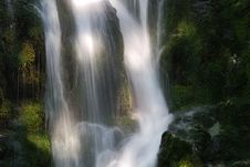 Falls Under Sunlit Stock Image Falls Under Sunlit Stock Image