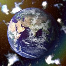 Earth Blue Planet In Space Royalty Free Stock Images Earth Blue Planet In Space Royalty Free Stock Images