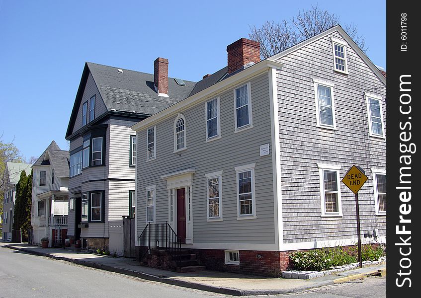 Living houses of Newport city on Rhode Island. Living houses of Newport city on Rhode Island.