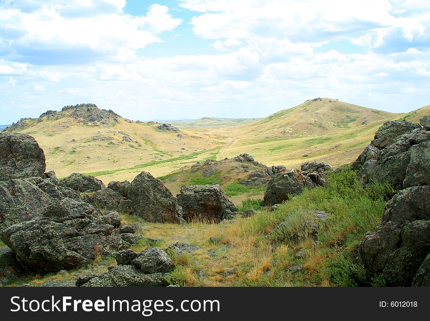 Nature, Beautiful mountain landscape and sky