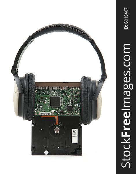 Hard Disk With Headphone