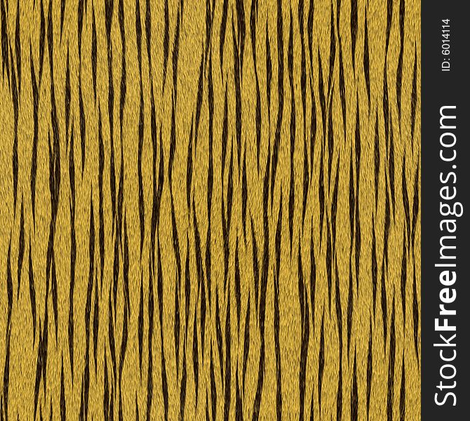 A Seamless Tiger Skin Texture