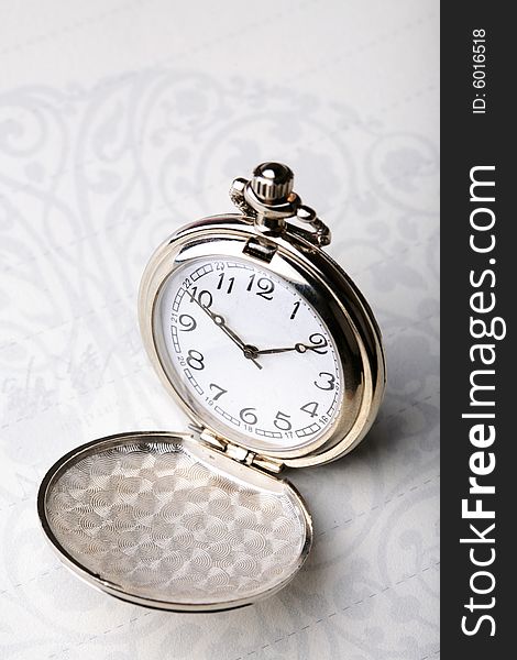 Pocket watch with  notebook