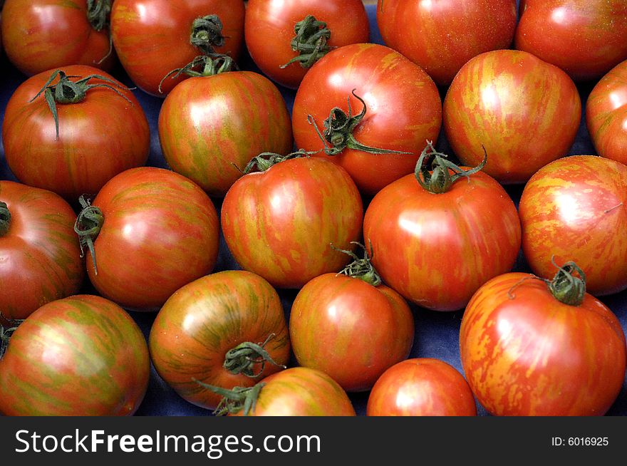 Some tomatoes on the market