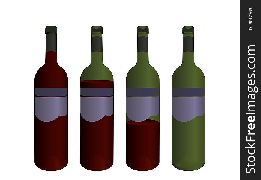 Wine bottles