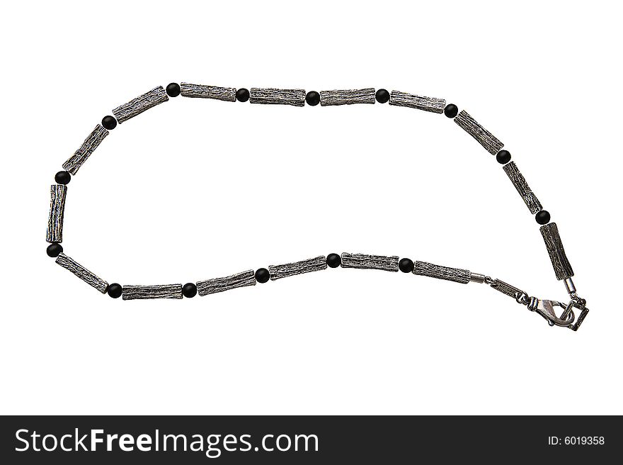 Necklace isolated on white background