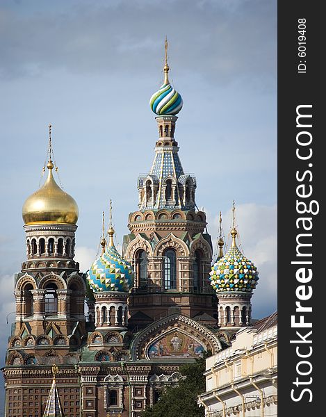 Russian orthodox church, architecture. Exterior. Russian orthodox church, architecture. Exterior.