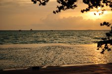 Maldivian Sunrise Royalty Free Stock Photography Maldivian Sunrise Royalty Free Stock Photography