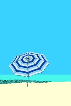 Beach Umbrella Royalty Free Stock Image Beach Umbrella Royalty Free Stock Image
