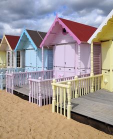 Beach Huts Stock Photography Beach Huts Stock Photography