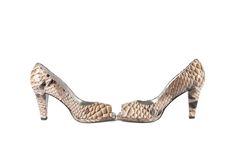 Beautiful Fashionable Female Shoes From A Leather Stock Photography Beautiful Fashionable Female Shoes From A Leather Stock Photography
