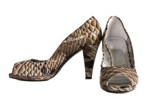 Beautiful Fashionable Female Shoes From A Leather Royalty Free Stock Photos Beautiful Fashionable Female Shoes From A Leather Royalty Free Stock Photos