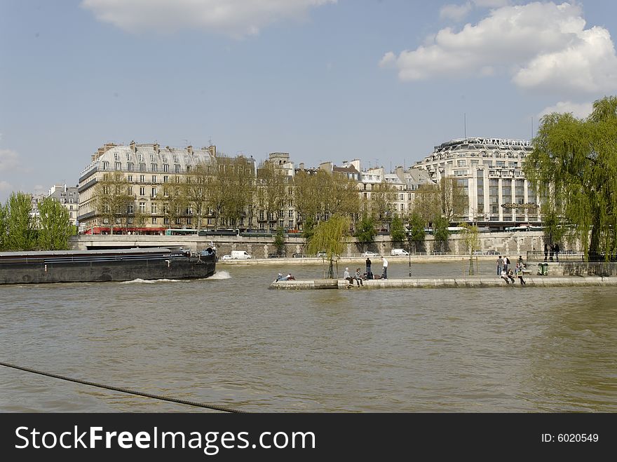 The landscape of paris france