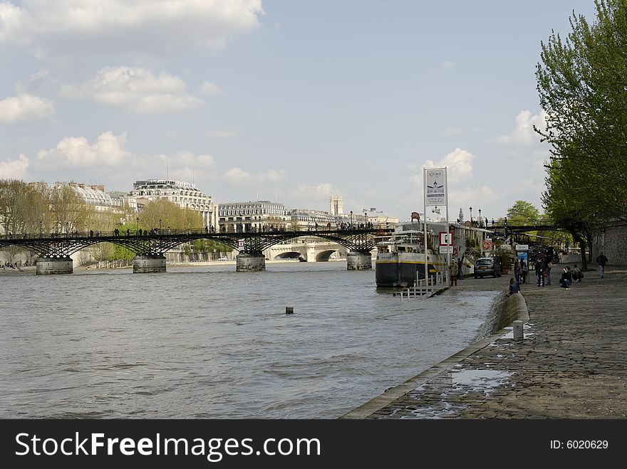 The landscape of paris france