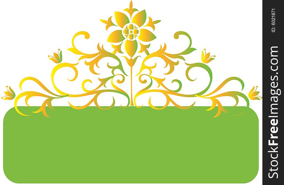 Yellow Floral Design
